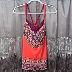 Athleta Nosara Asana Blousy Tankini Size S